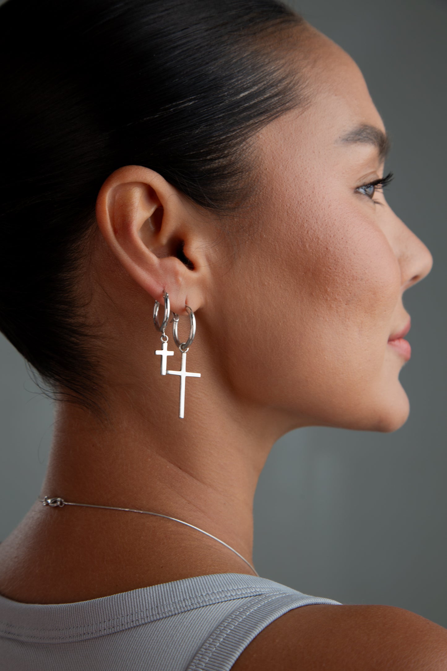 Earrings little cross