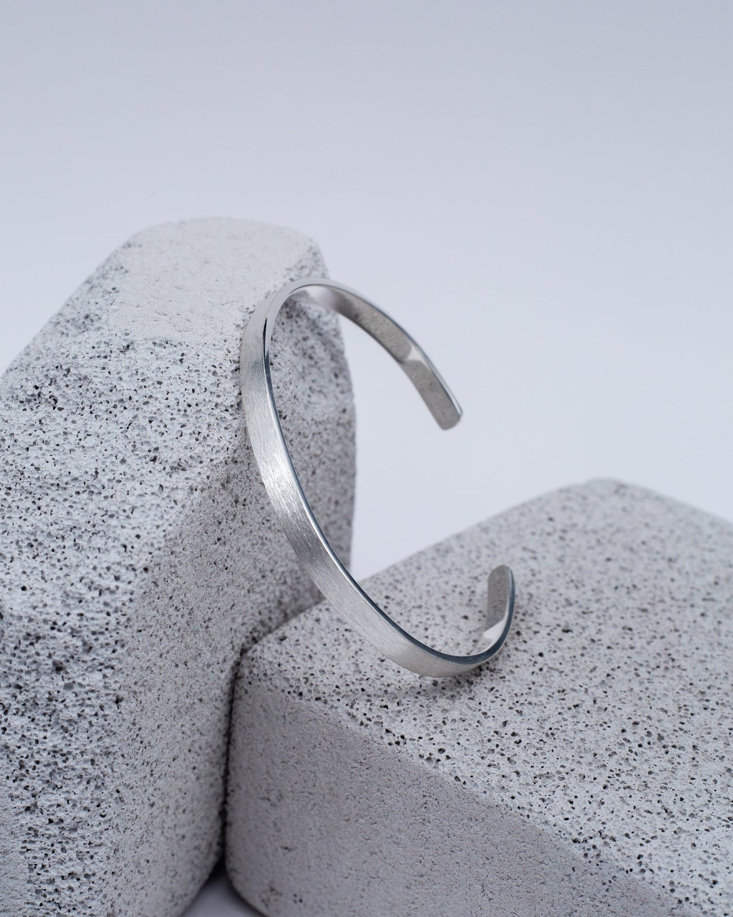 Brushed Cuff Bracelet - Male Collection