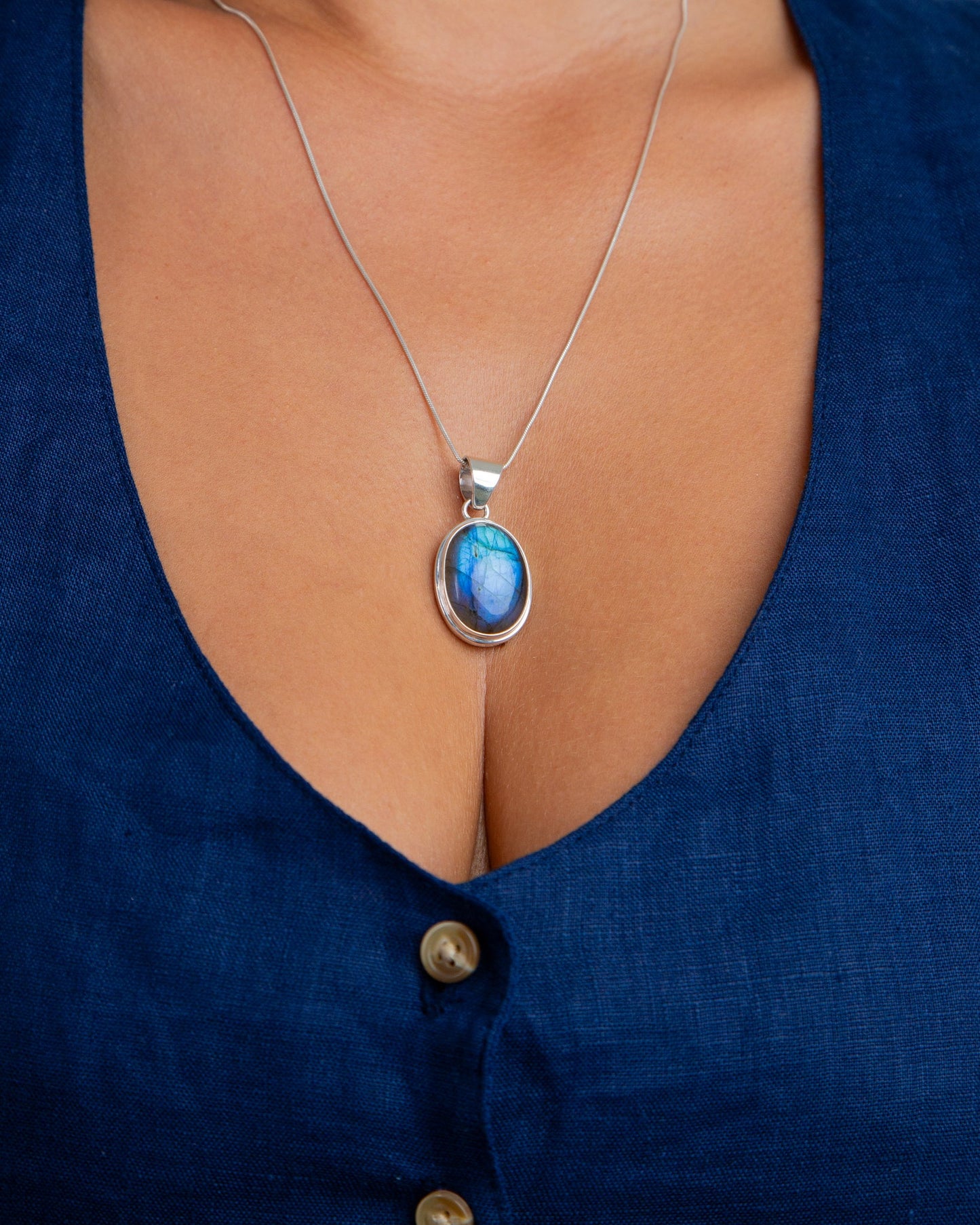 Large Labradorite Pendant