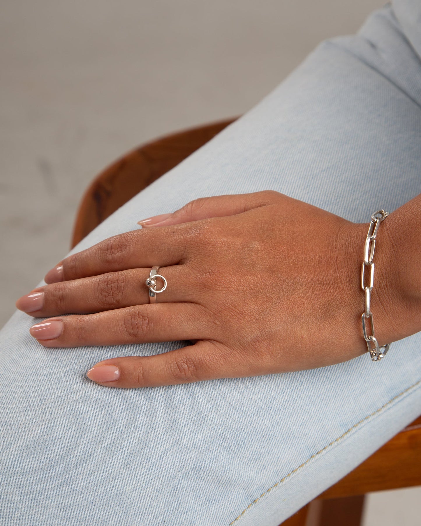 Tiny Hoop Ring