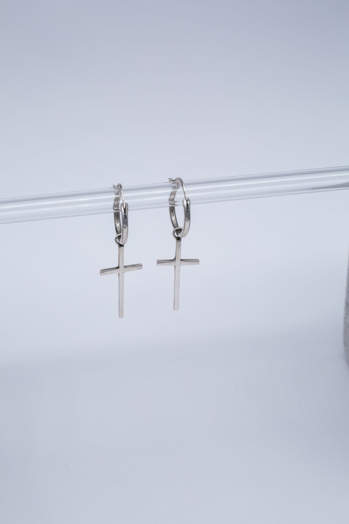 Earrings Cross Large