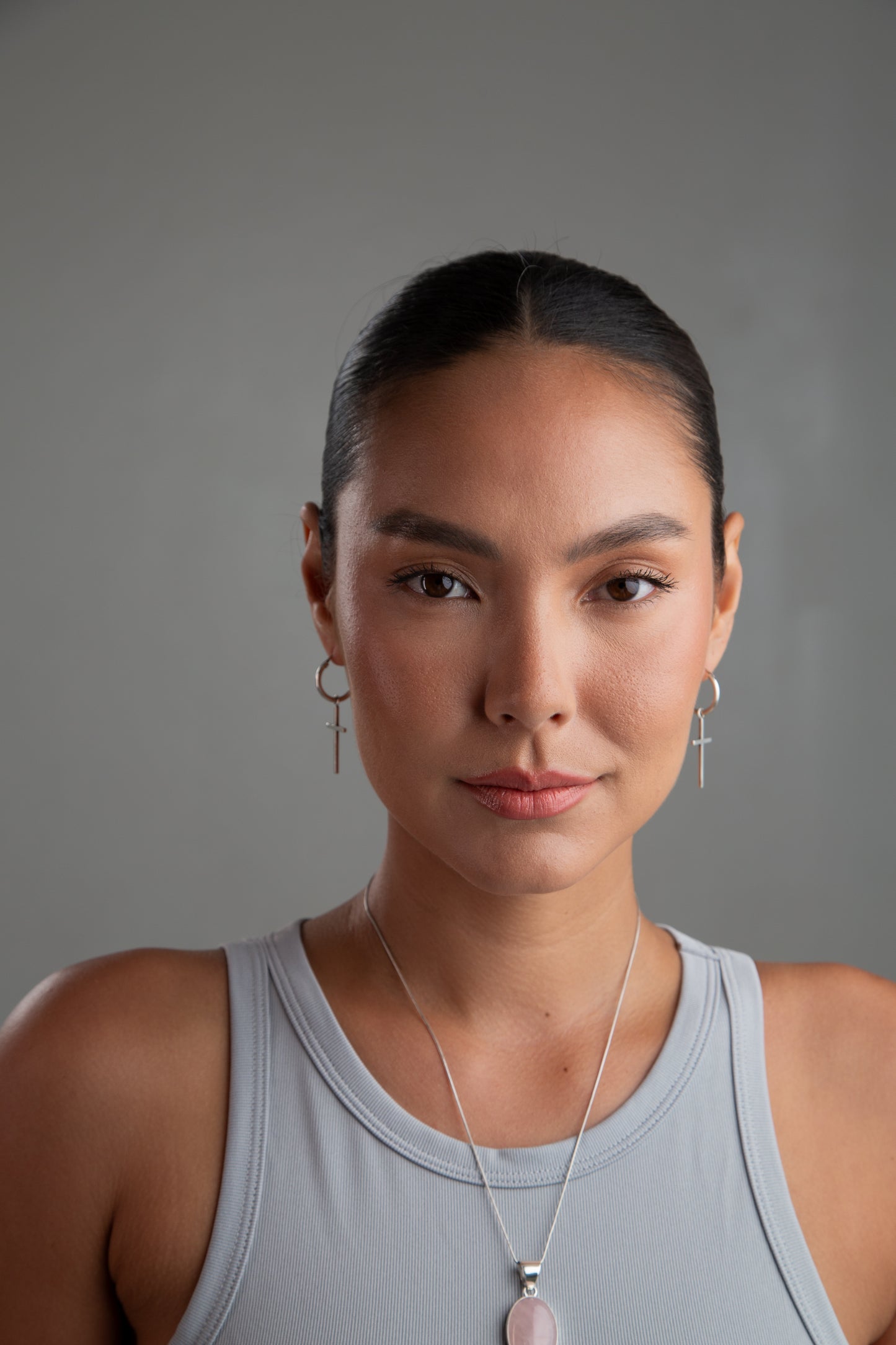 Earrings Cross Large