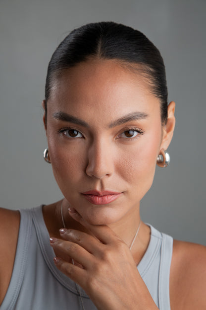 Earrings Tube chunky