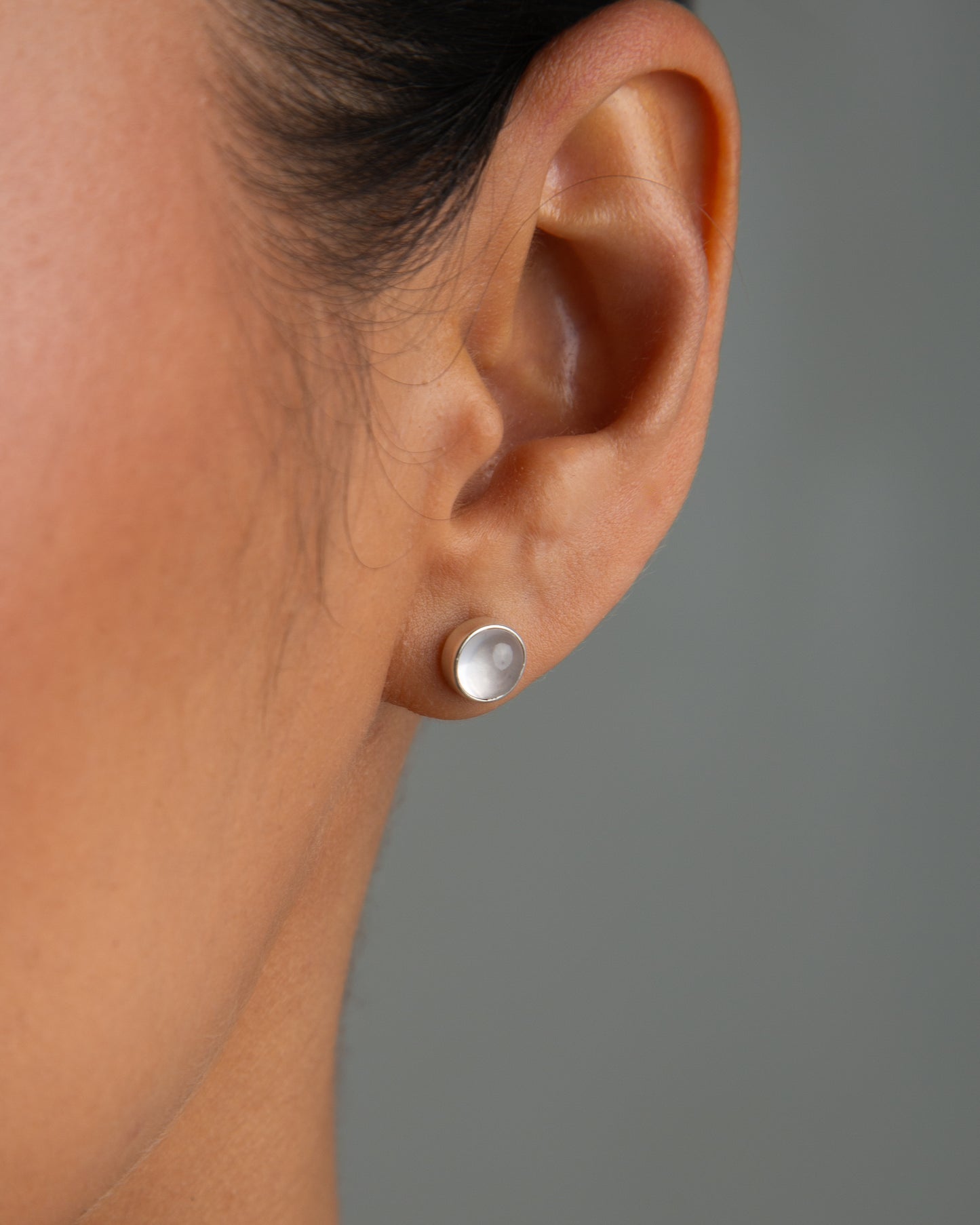 Earring Clear Quartz