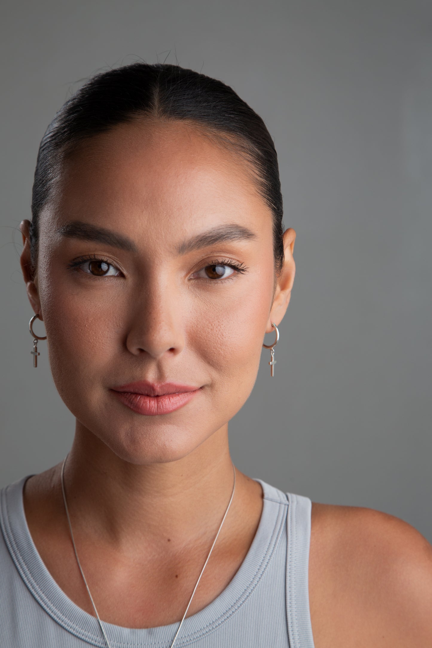 Earrings little  cross