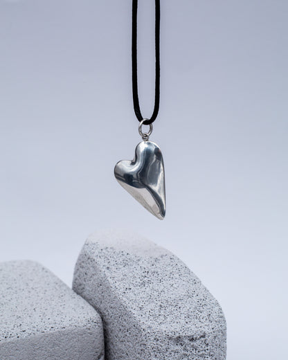 Asymmetrical Heart Pendant