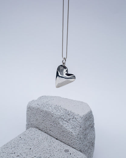 Asymmetrical Heart Pendant
