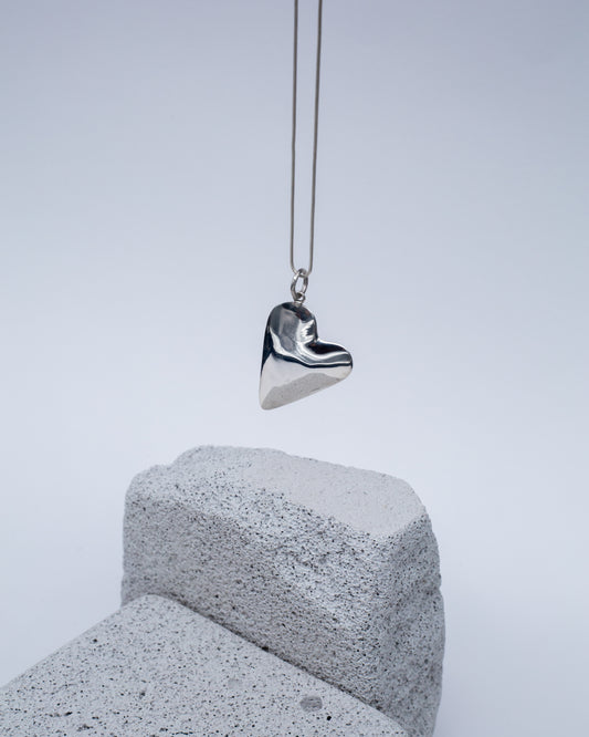 Asymmetrical Heart Pendant
